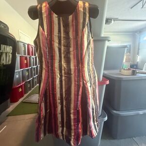 Striped Sleeveless Dress mp33